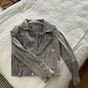 Light bluer/grey moto jacket